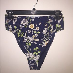 F21 high waisted swim bottoms